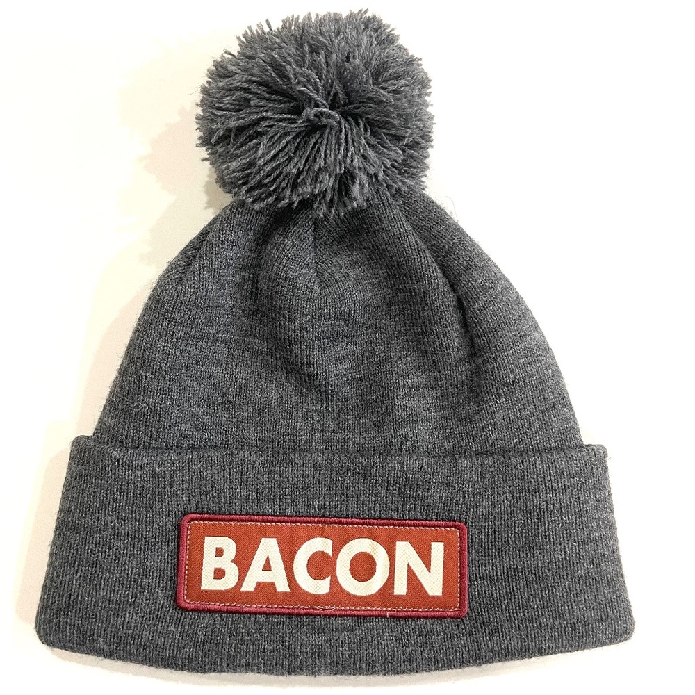 BACON BEANIE- COAL- UNISEX